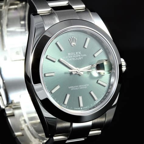 rolex datejust verde menta|Rolex Datejust 1957.